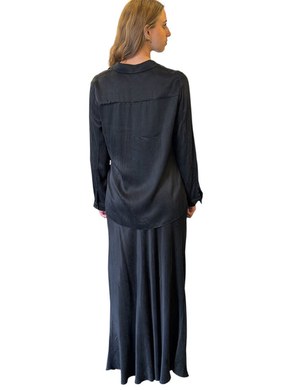 GONNA MAXI IN MISTO CUPRO