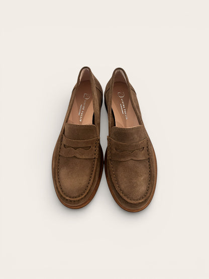 Mocassini in camoscio