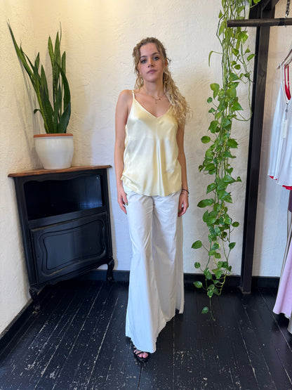 DIXIE- PANTALONE BIANCO