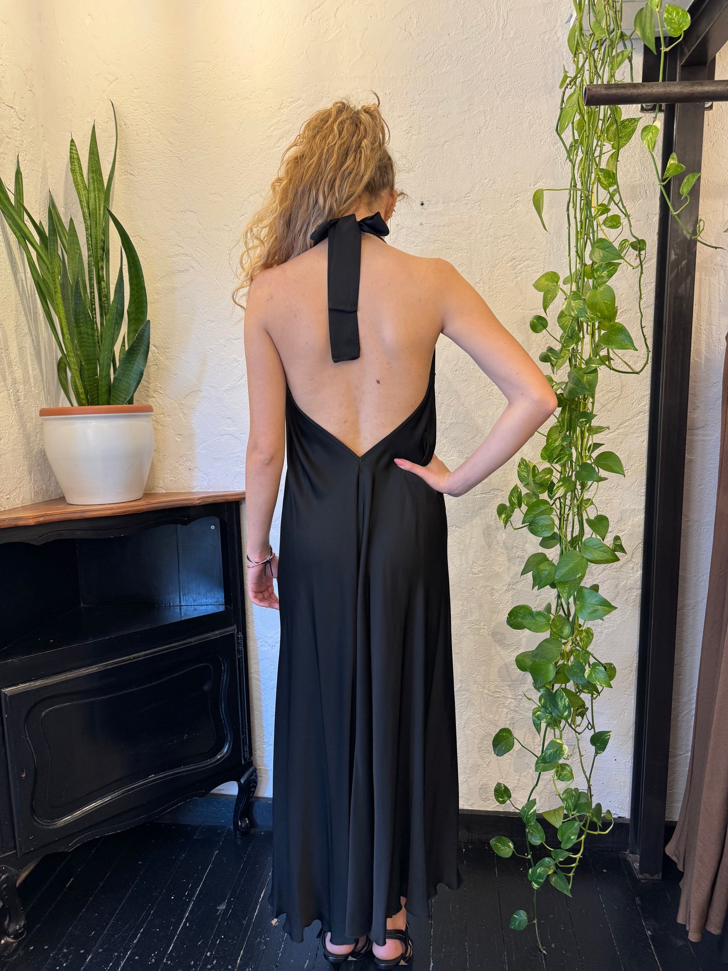 Dixie - Vestito Midi Satin "Parisian Chic"