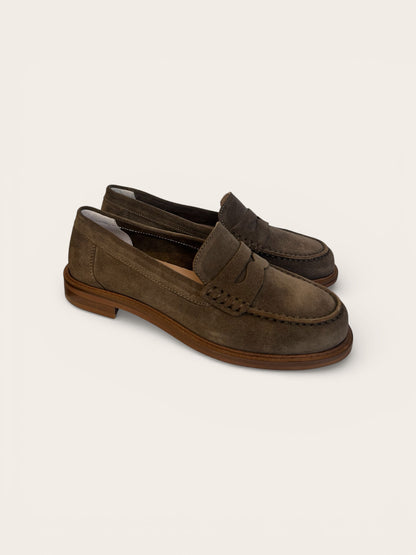 Mocassini in camoscio