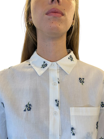 Camicia con fiori