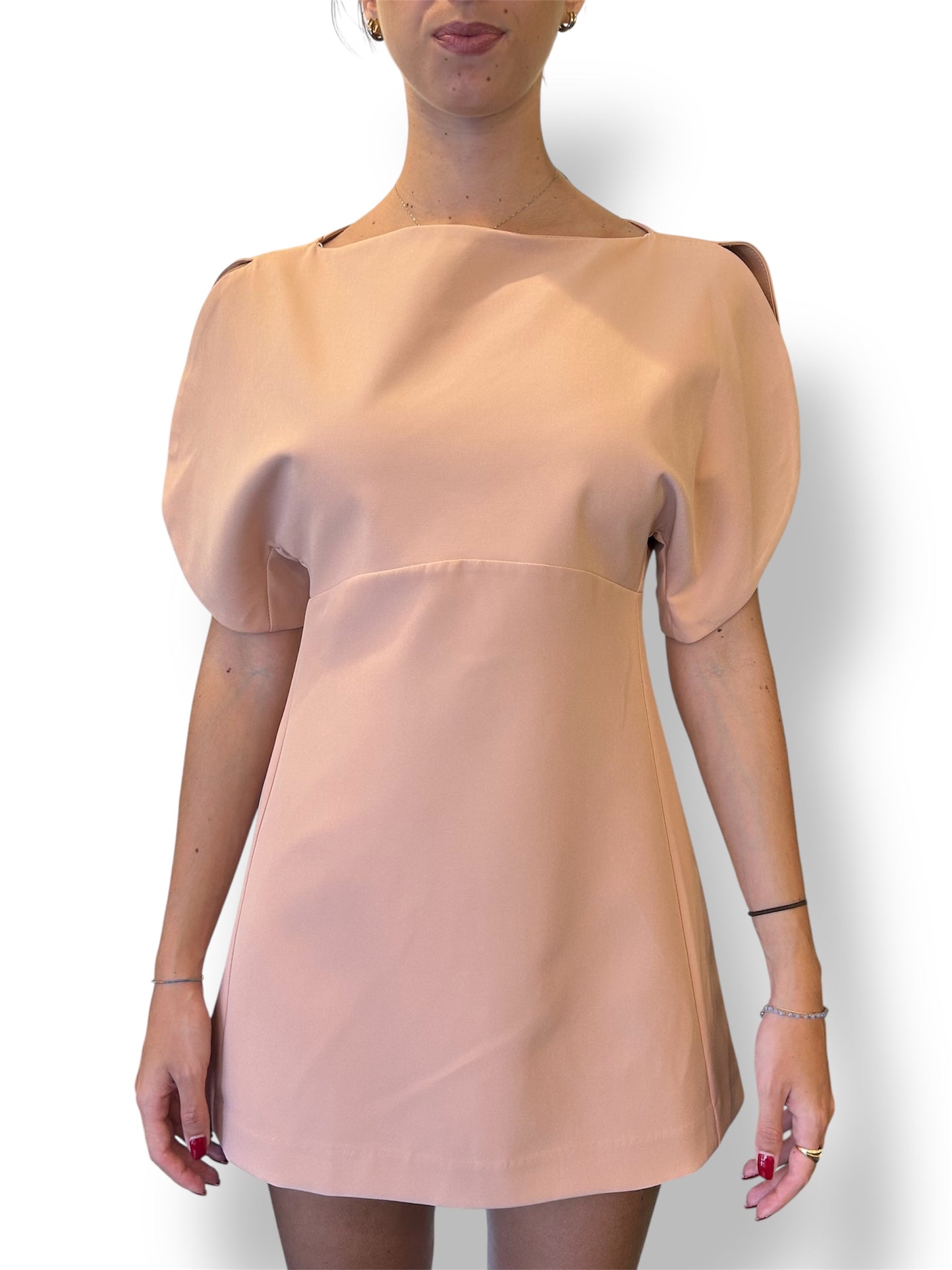 ABITO MINI CON MANICHE VOLUME