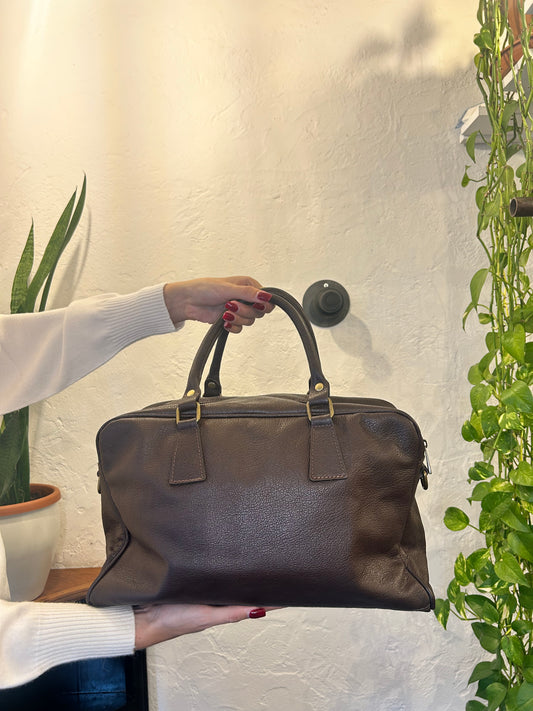 Borsa grande in pelle con tracolla