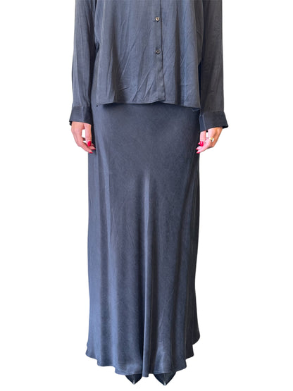 GONNA MAXI IN MISTO CUPRO