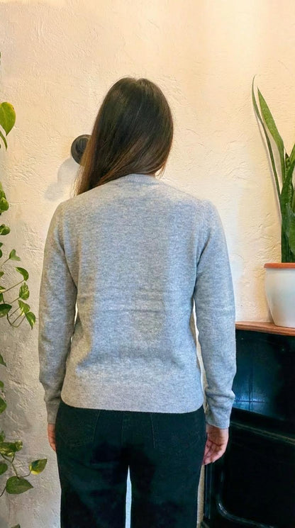 Maglione girocollo 100% lana