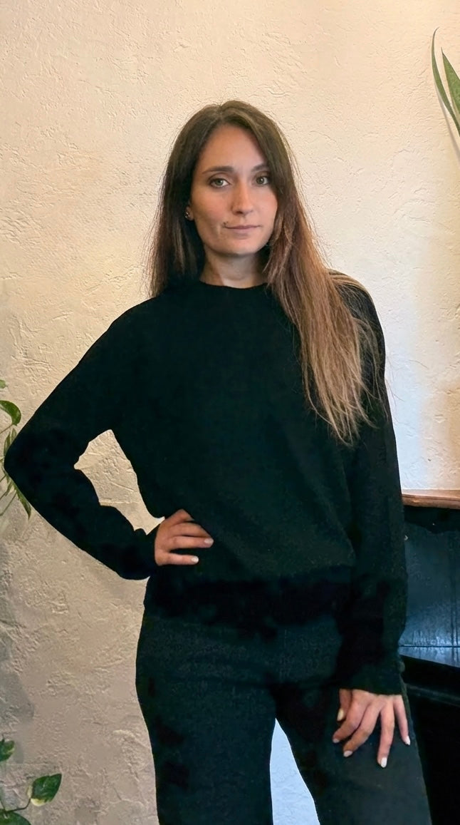 Maglione girocollo 100% lana