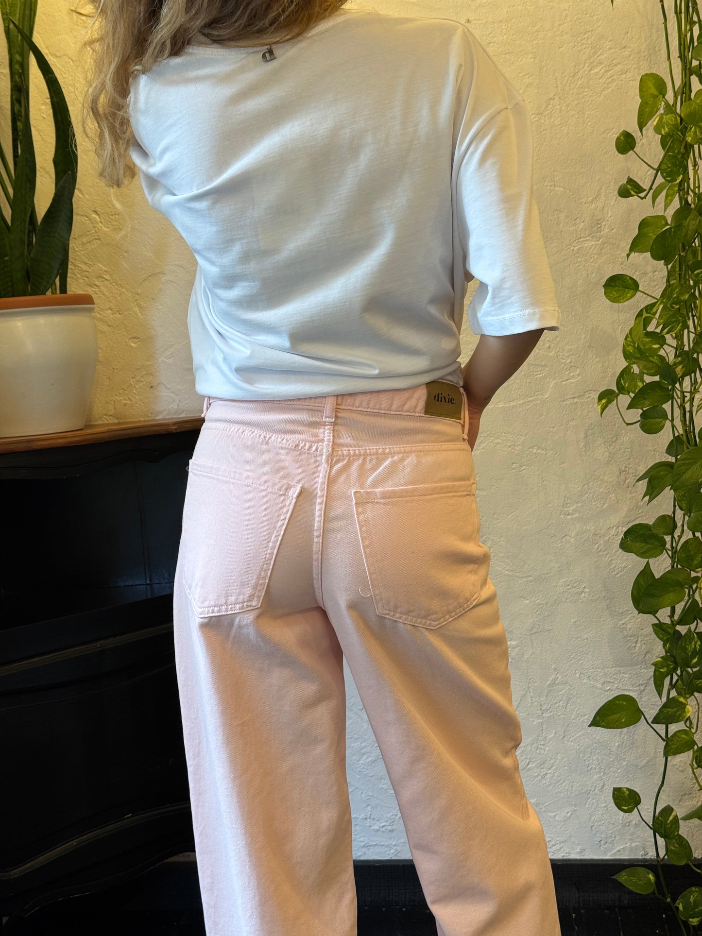 DIXIE- jeans colorati leggeri frangiati sotto