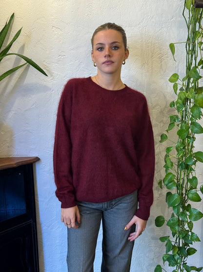 Maglione girocollo misto cashemire